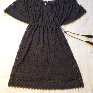 Chelsea & Violet black lace dress M stretchy